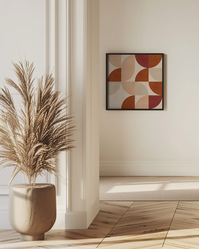 Autumn Mid Century Earthy | Poster