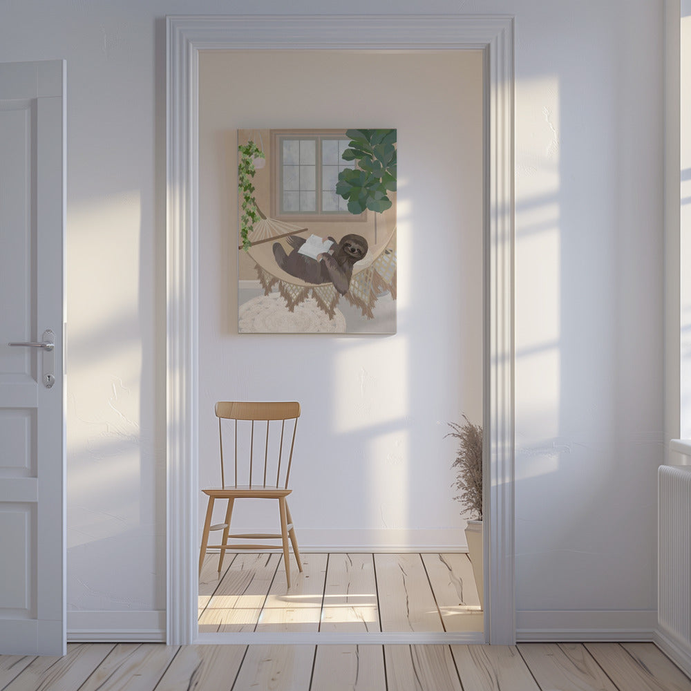 Lat sengångare i hängmatta | Canvas