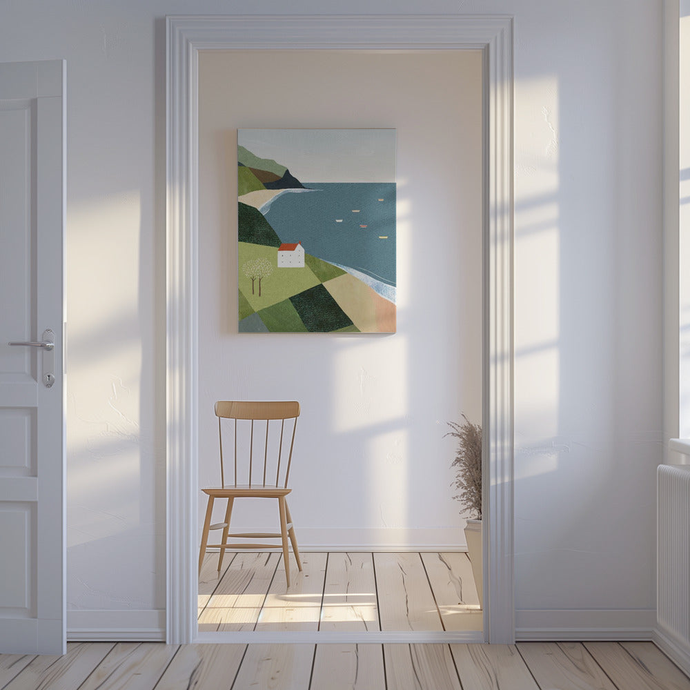 House on the Cliff | Canvas