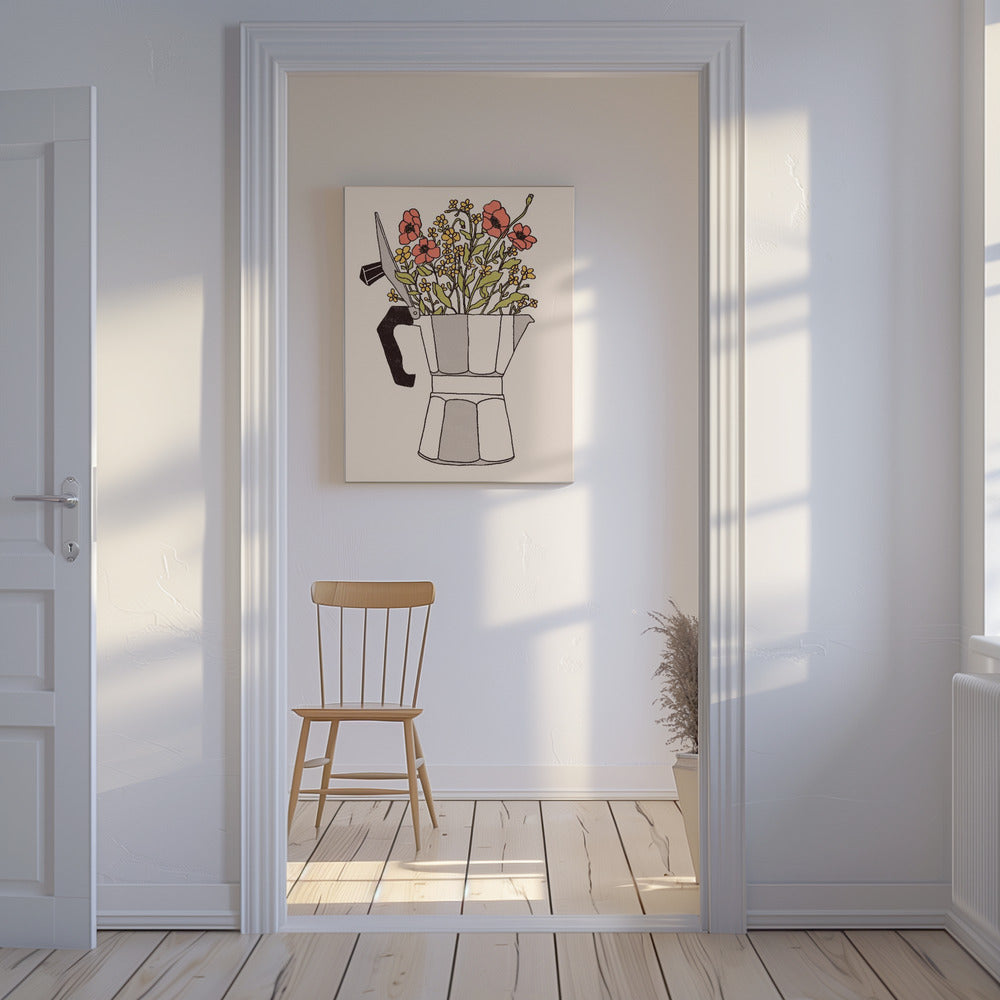 Moka Blomster | Lærredsbilleder