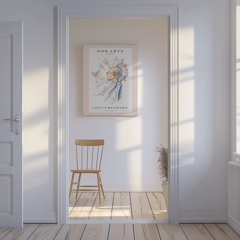 Concha marina no-arte n.º 1 | Impresiones en Lienzo