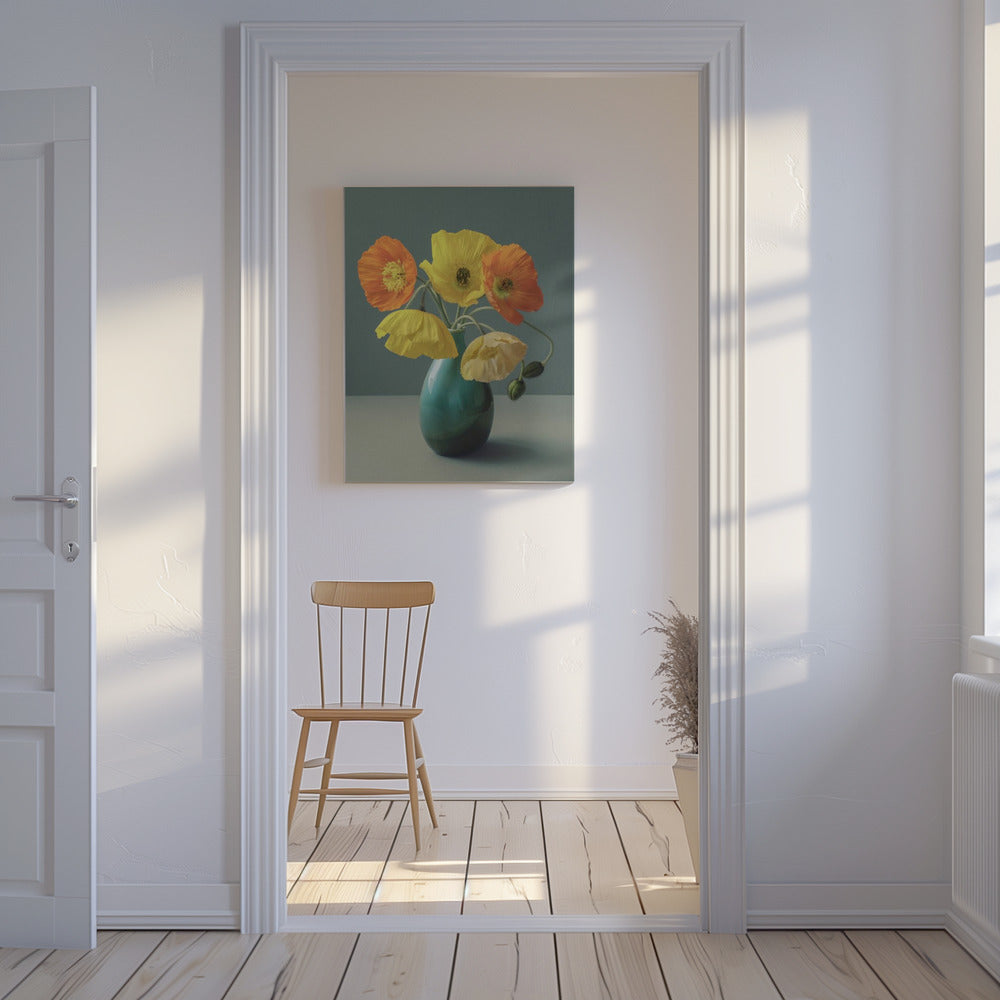 Isländsk vallmostilleben | Canvas