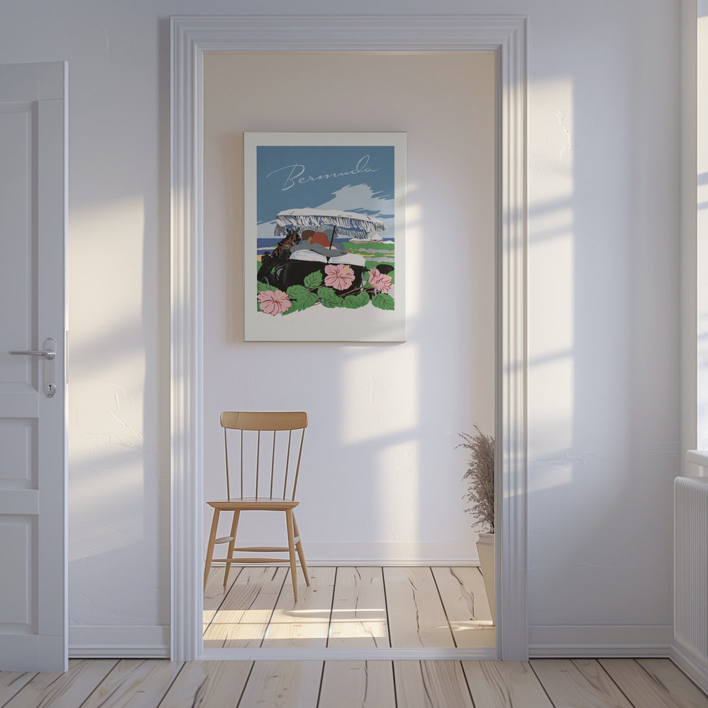 Bermudes (1940 1950) Par Adolph Treidler | Tableaux sur Toile
