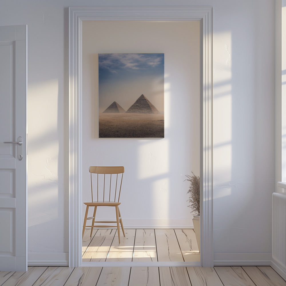 Grandes Pyramides de Gizeh, Le Caire, Égypte | Tableaux sur Toile