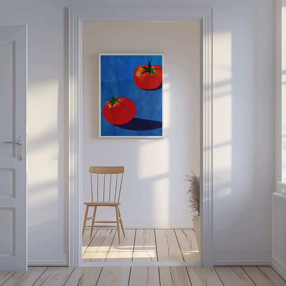 Zwei Tomaten | Leinwand