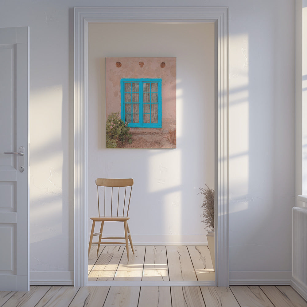Turquoise Window - Taos, New Mexico | Canvas
