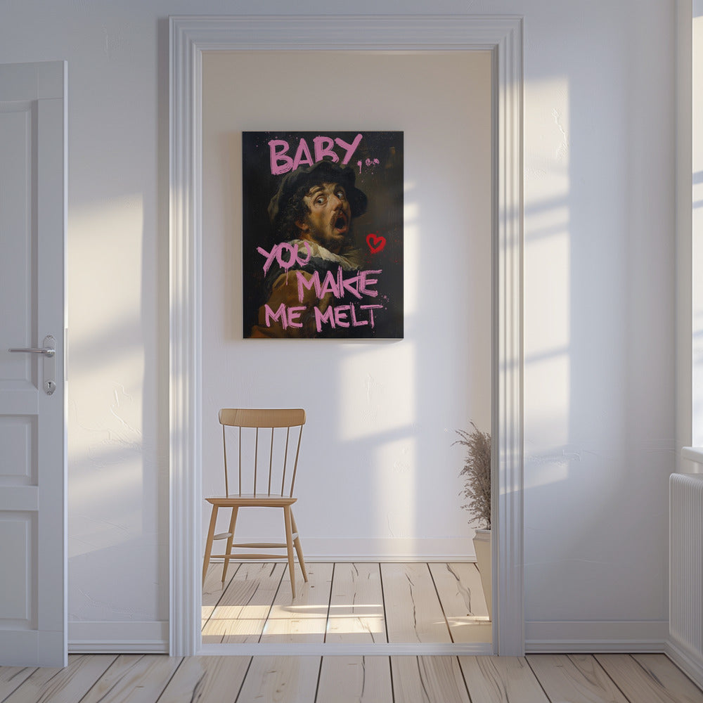 Älskling, du får mig att smälta | Canvas