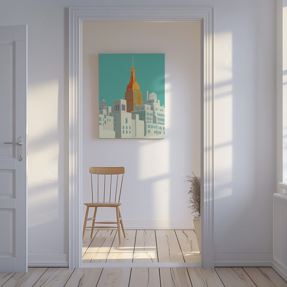 Uitzicht op New York vanaf de highline | Canvasprints