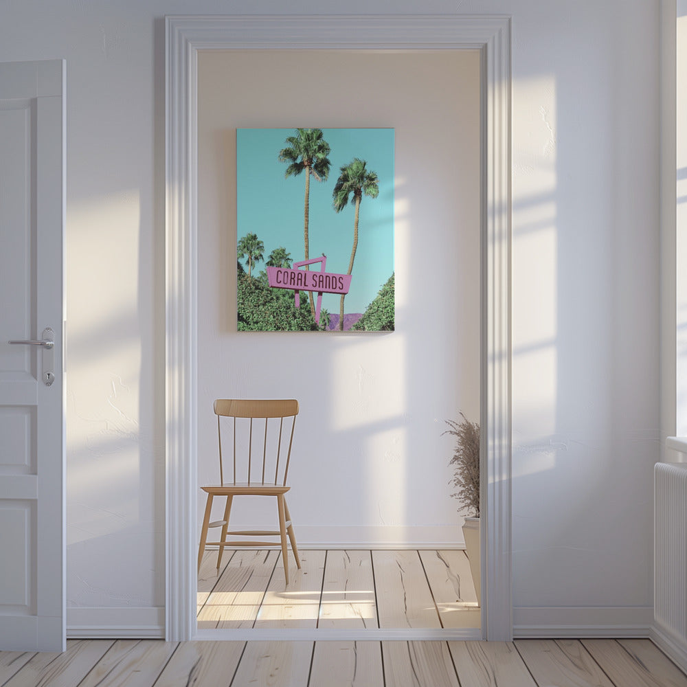 Ambiance paradisiaque rétro | Tableaux sur Toile