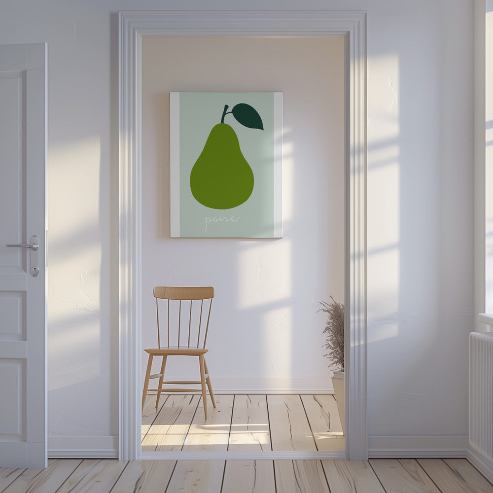 La Poire (Bright Green) | Canvas