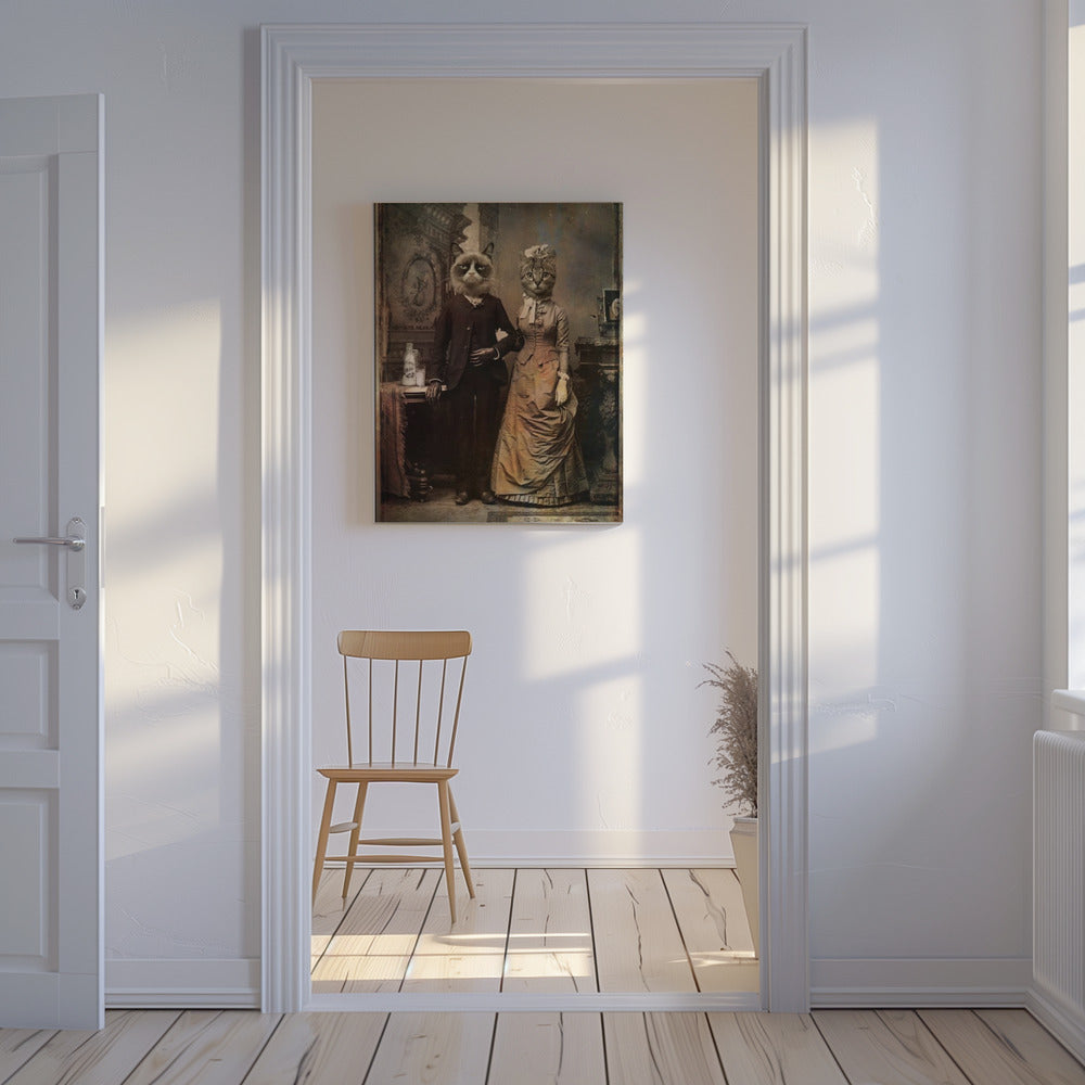 Cat Couple | Canvas