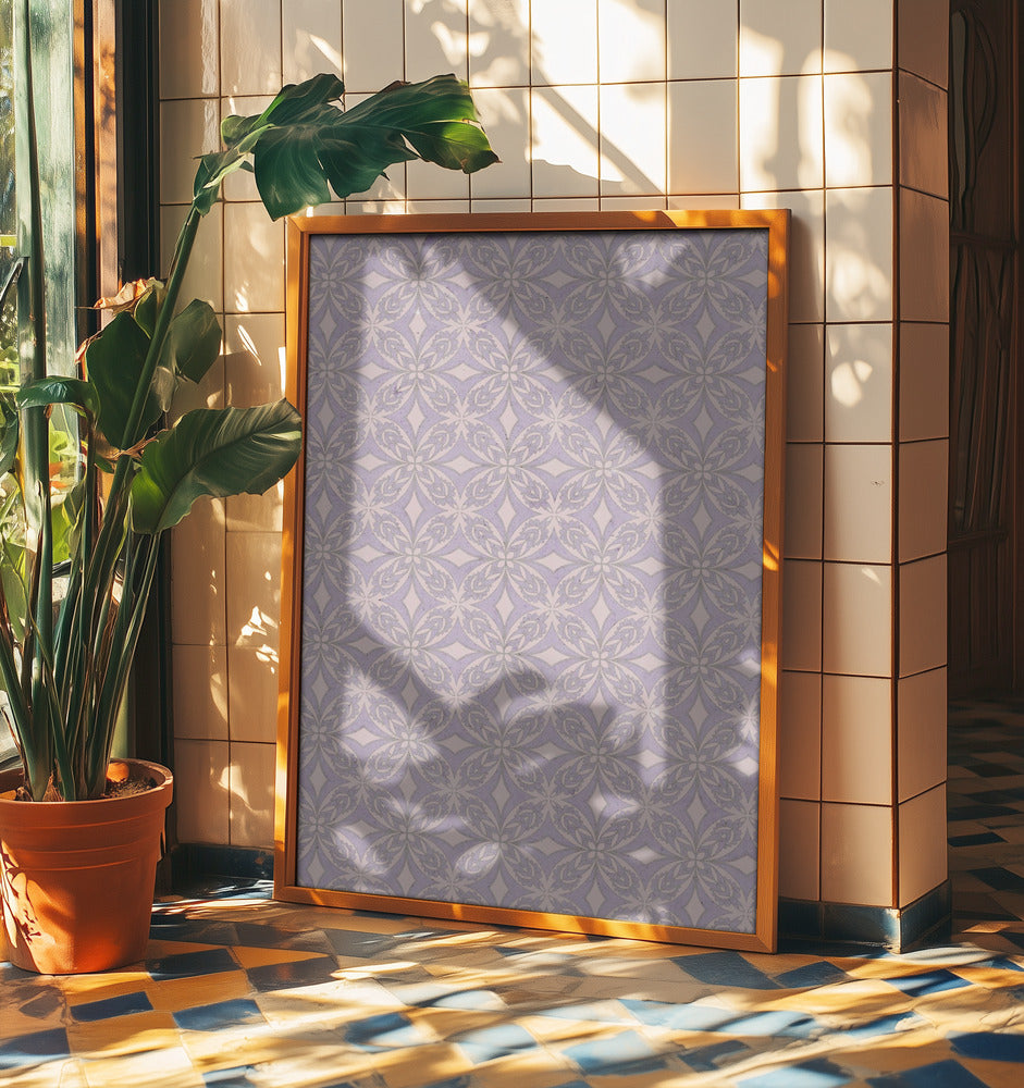 Lavender Blossom Tessellation | Poster