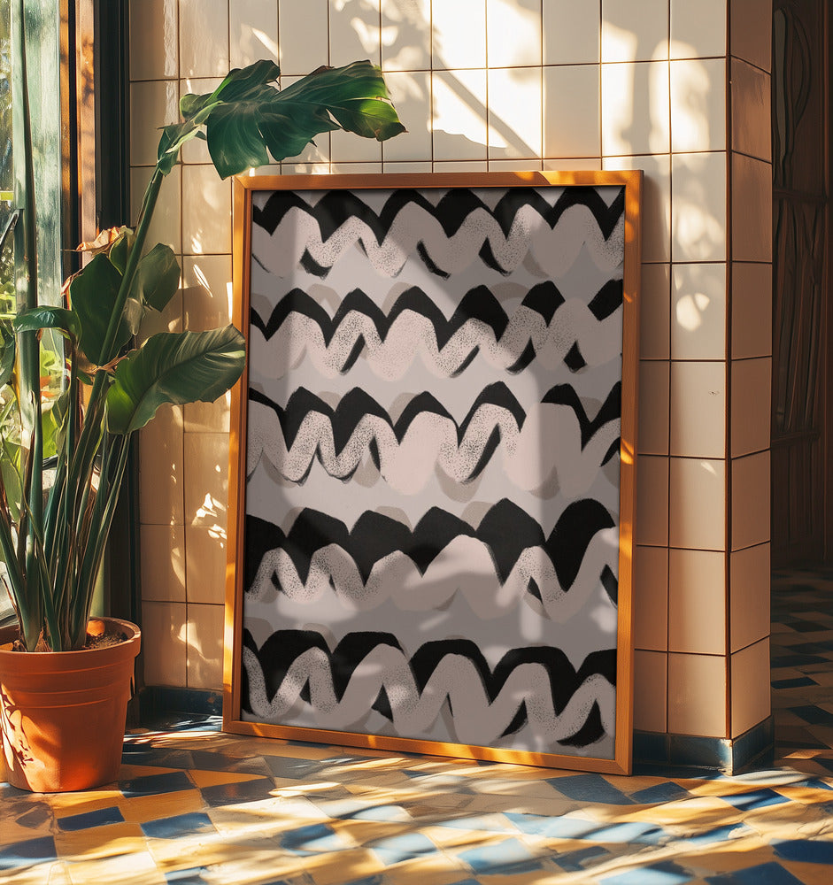 Zigzag Tapestry | Poster