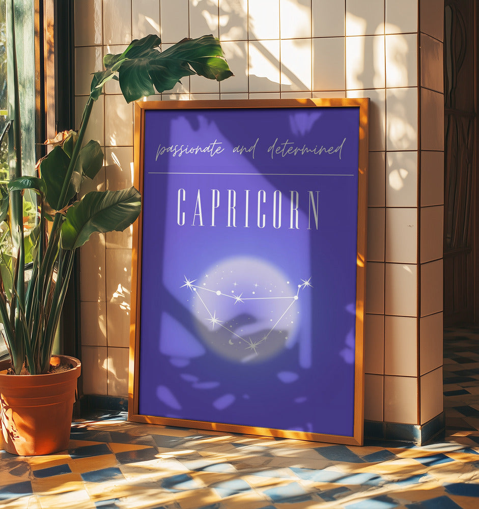 Capricorn Zodiac Print Art | Poster