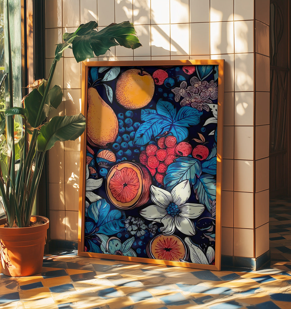 Blomster og frugter 6 | Plakater - Kunsttryk