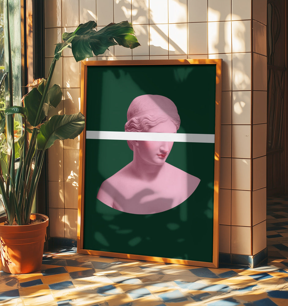 Rosa und grüne Artemis | Poster