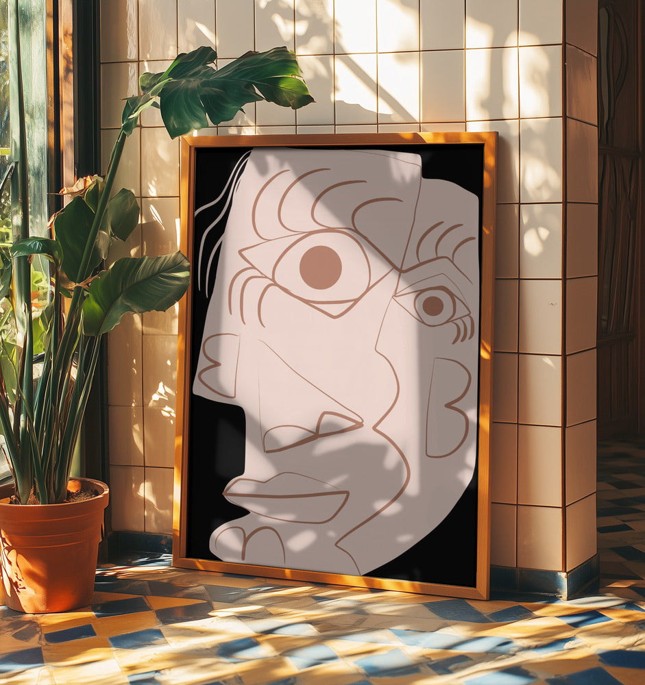 Plain Abstract Portrait | Poster