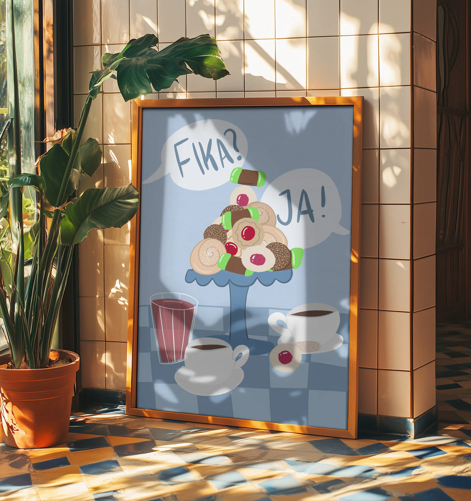 Svensk Fika Njutning | Poster