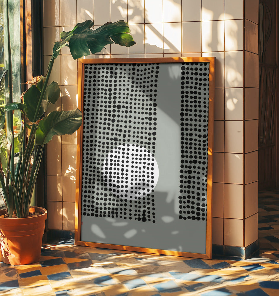 Hidden Moon N°4 | Behind the Curtains | Poster
