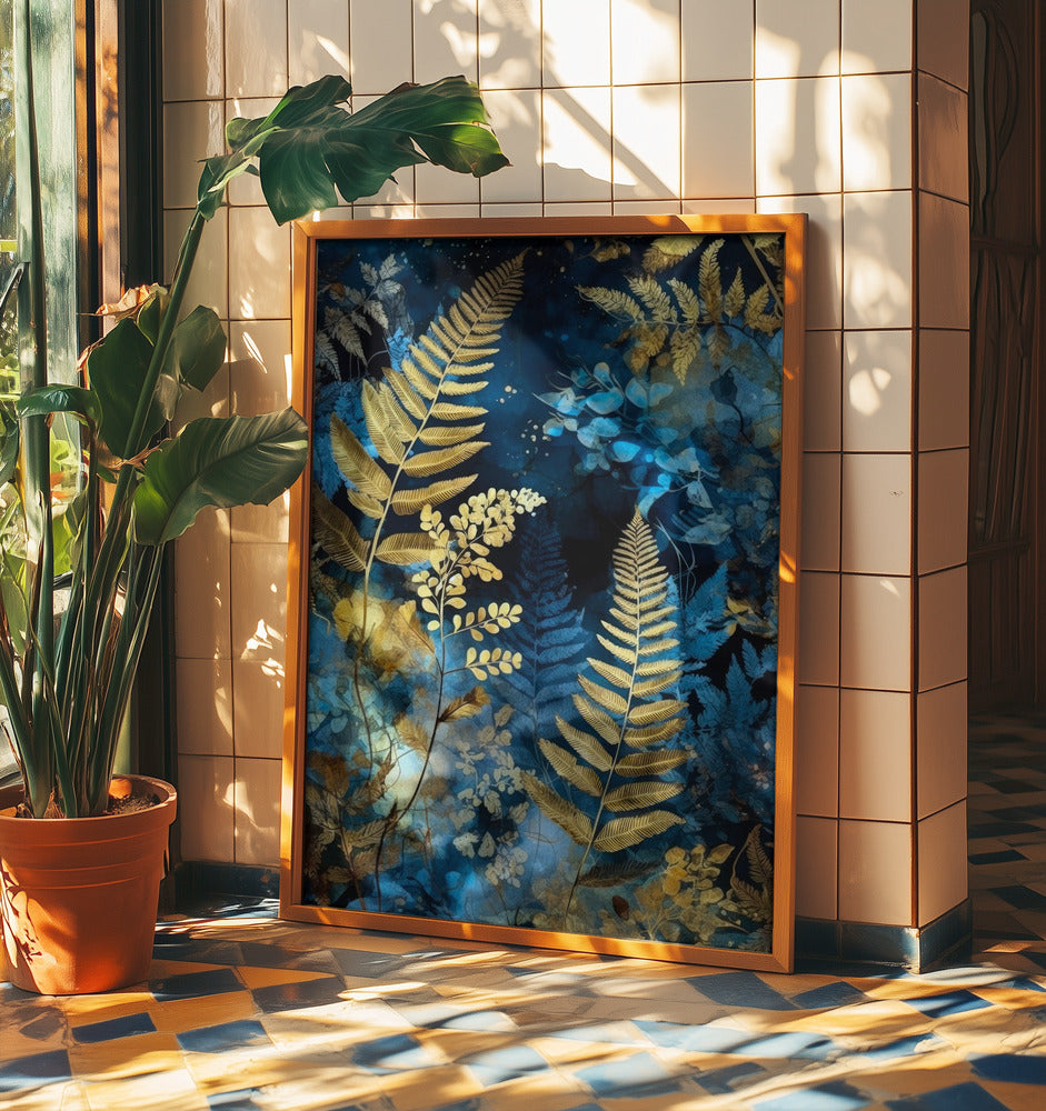 Vibrant Garden and ferns  3 | Poster
