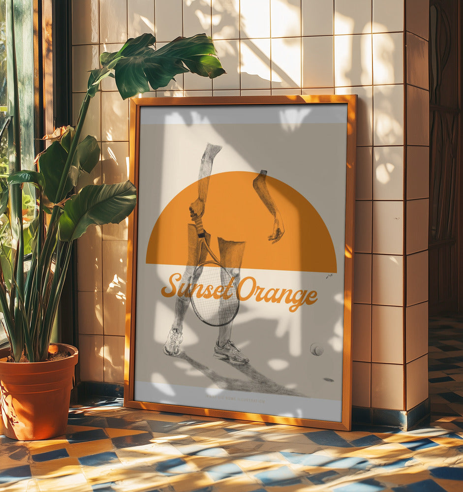 Sunset Orange | Poster