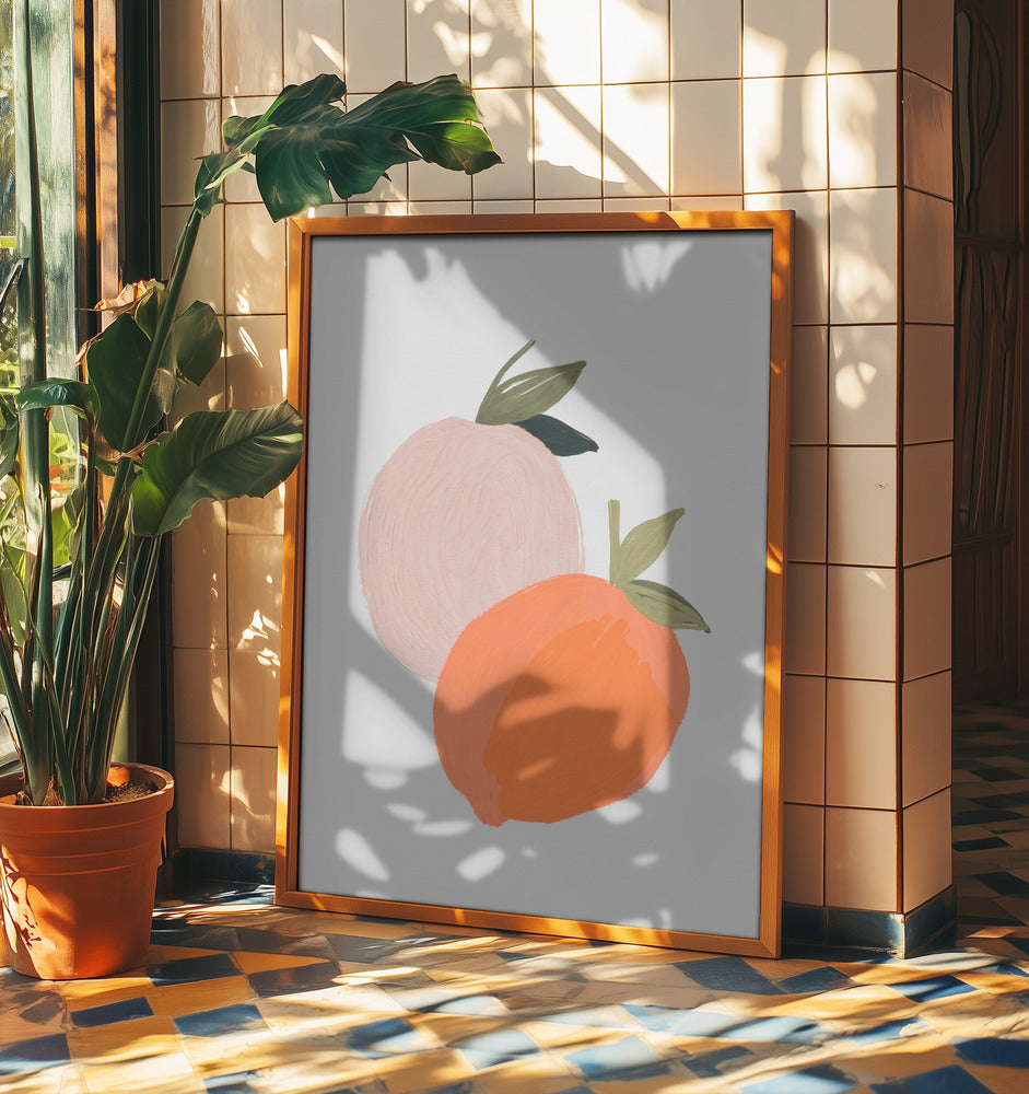 Painted Peach | Poster