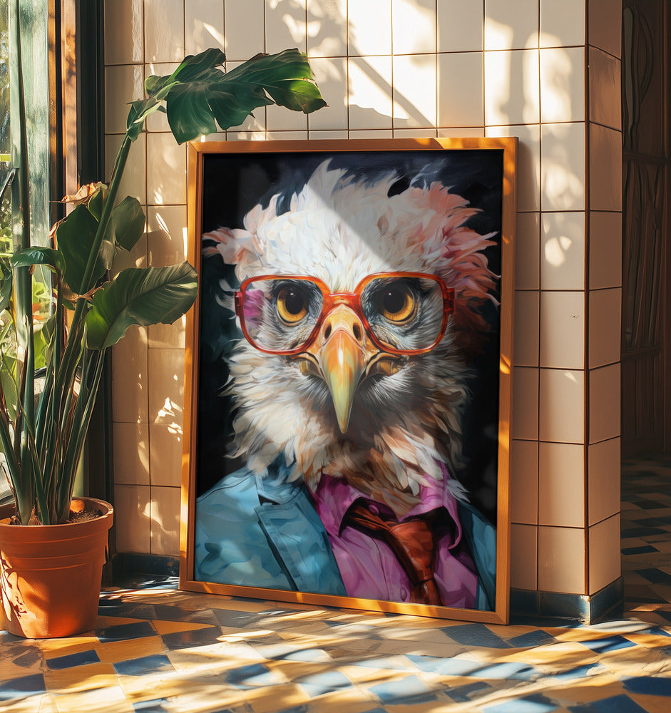 Taube Aquarell Tierkunst | Poster