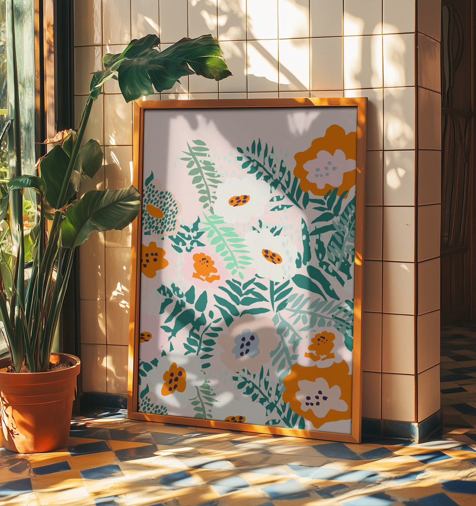 Botaniska dopaminblommor | Poster