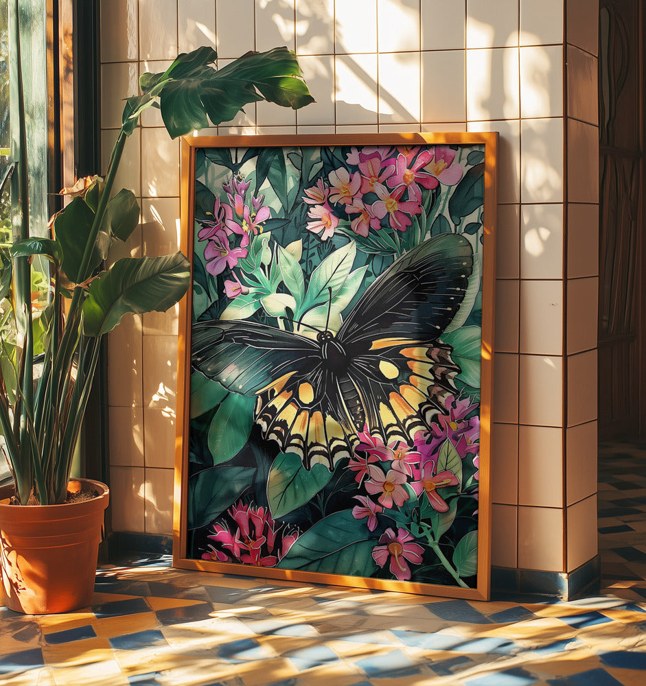 Butterfly watercolor animal art 2 | Poster