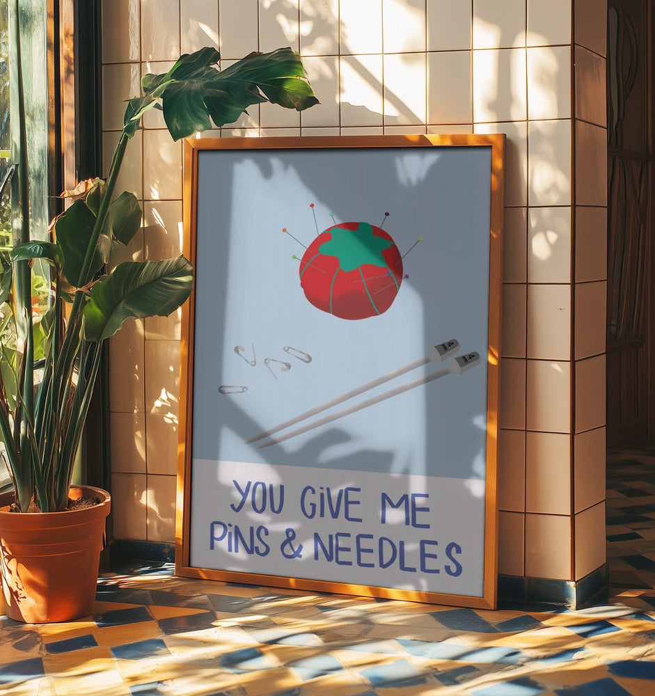 Ameisen und Nadeln | Poster - Kunstdruck