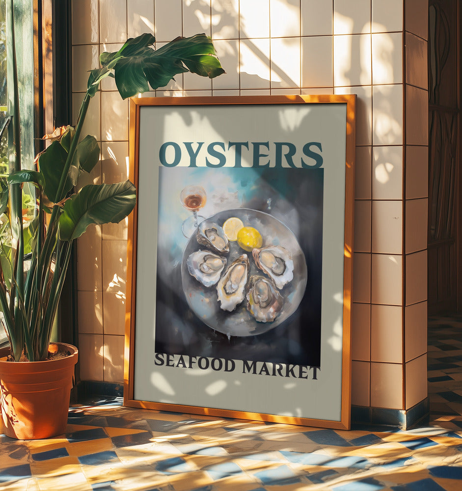 Ostron och skaldjursmarknad | Poster