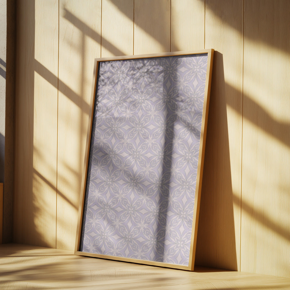 Lavender Blossom Tessellation | Poster