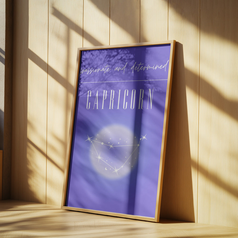 Capricorn Zodiac Print Art | Poster