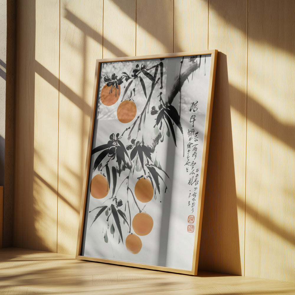 Japanske appelsiner | Plakater - Kunsttrykk