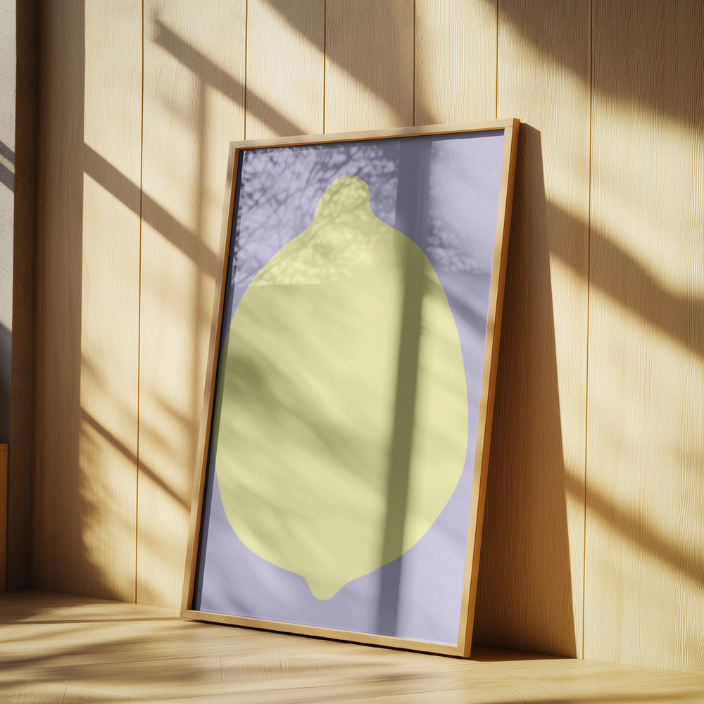 Citron sur lavande | Posters - Affiche Artistique