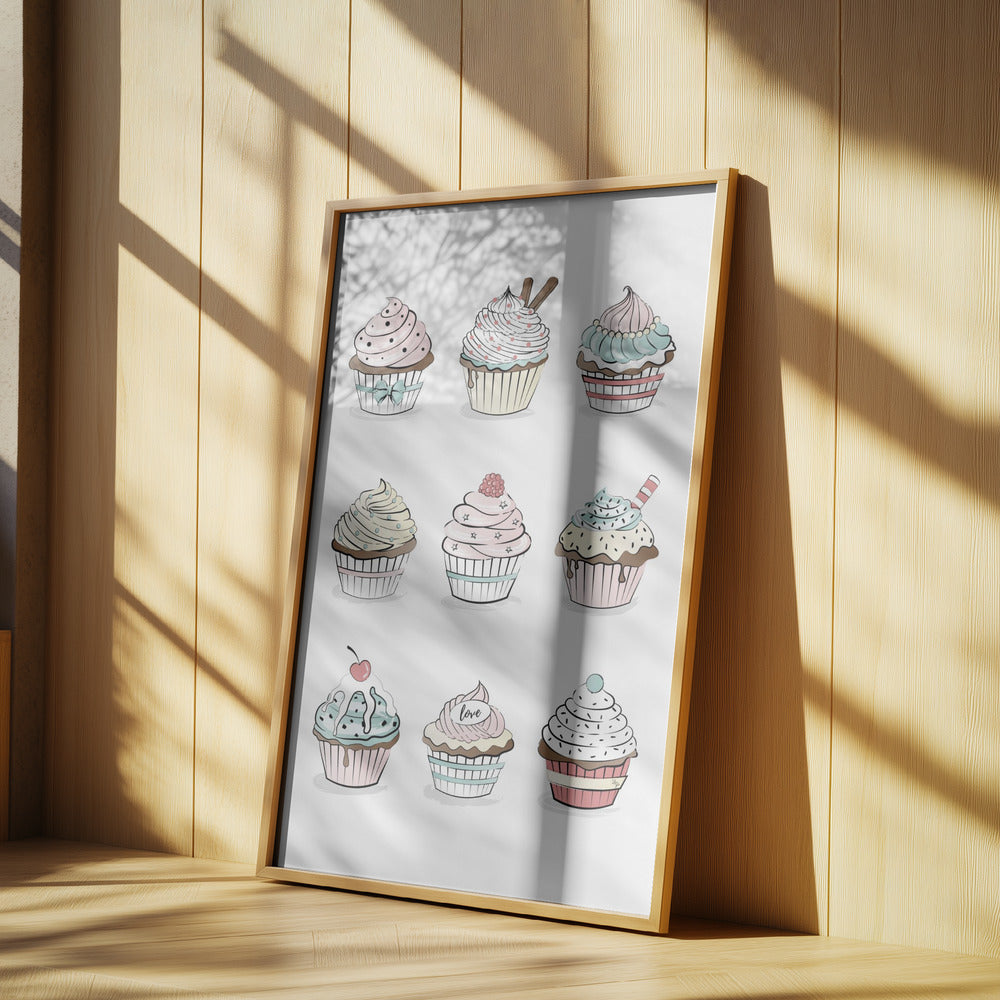 Sweet Cupcake Medley | Poster