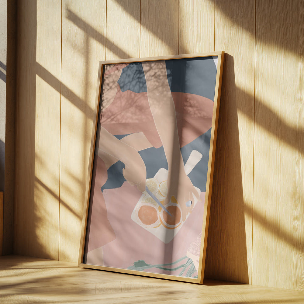 Tagliare i pompelmi | Poster - Stampe d’Arte