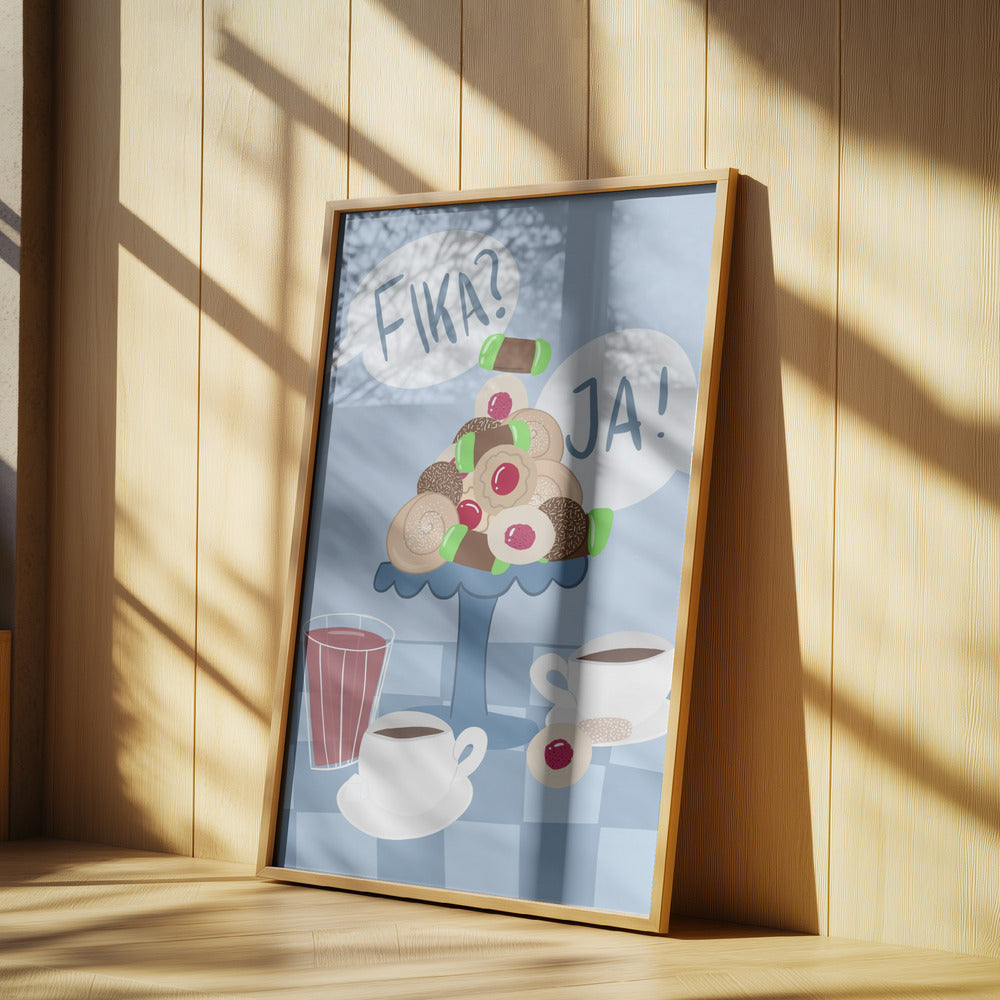 Svensk Fika Njutning | Poster