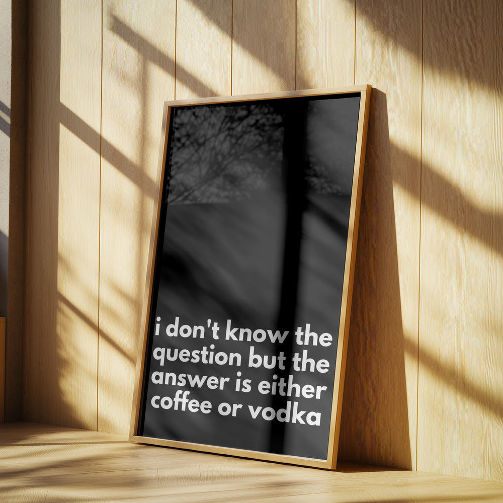 Kaffe- eller vodka-dilemma | Poster