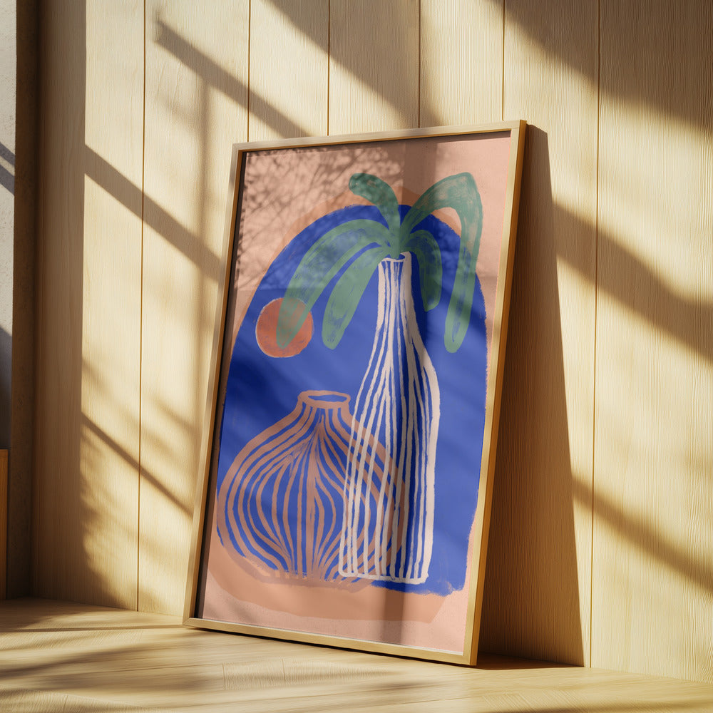 Blaue Oasenvasen | Poster