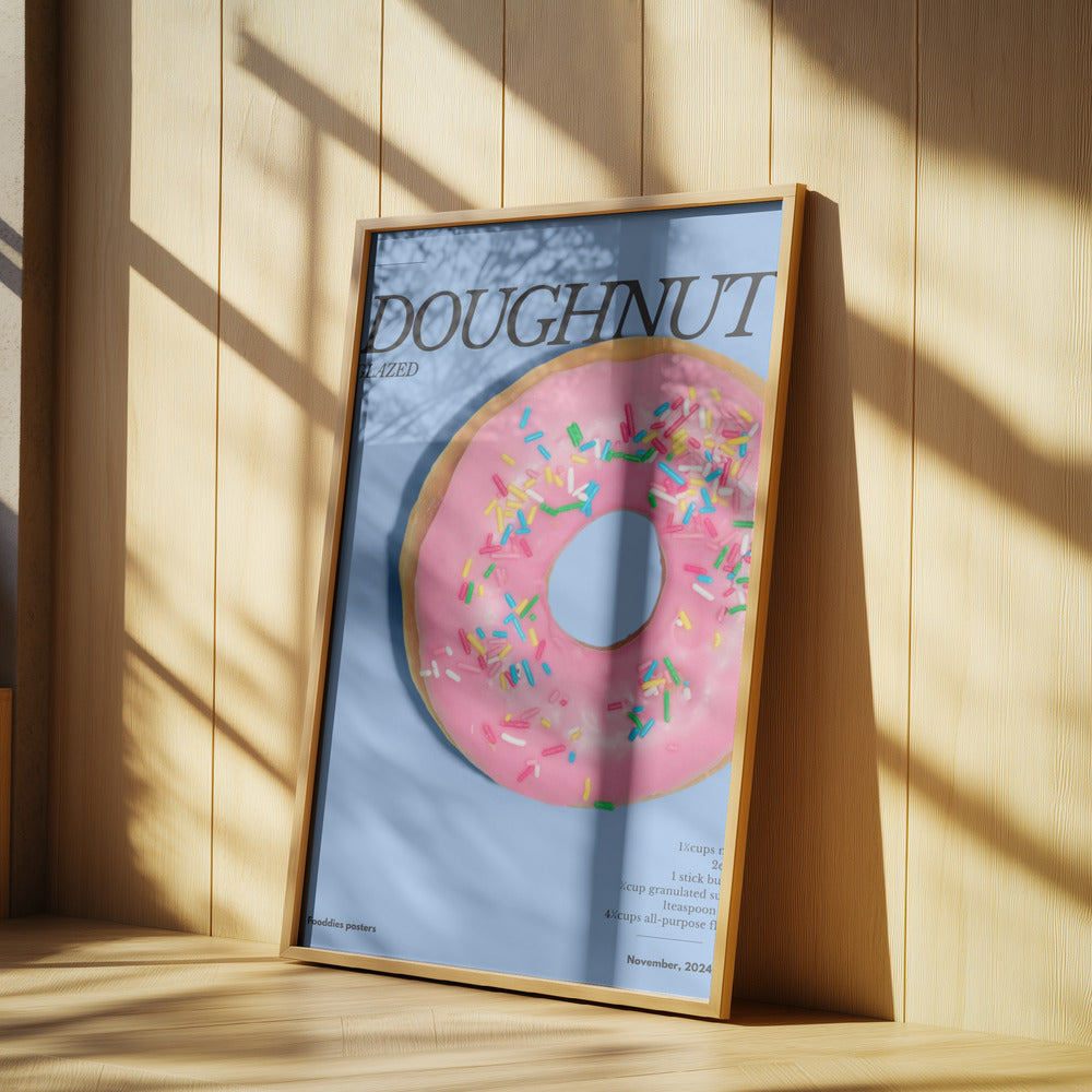 Rosa glasyrmunk | Poster