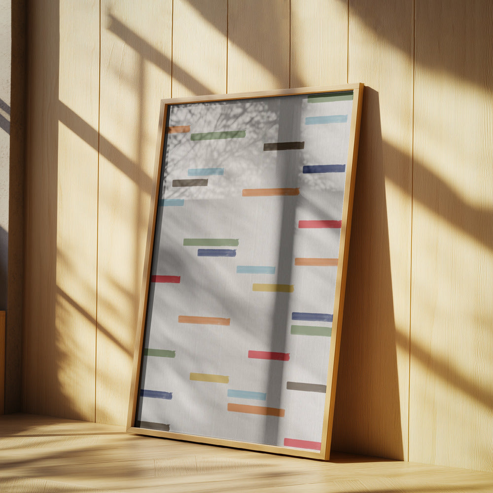 Enkelt papper Modernistisk konst nr 2 | Poster