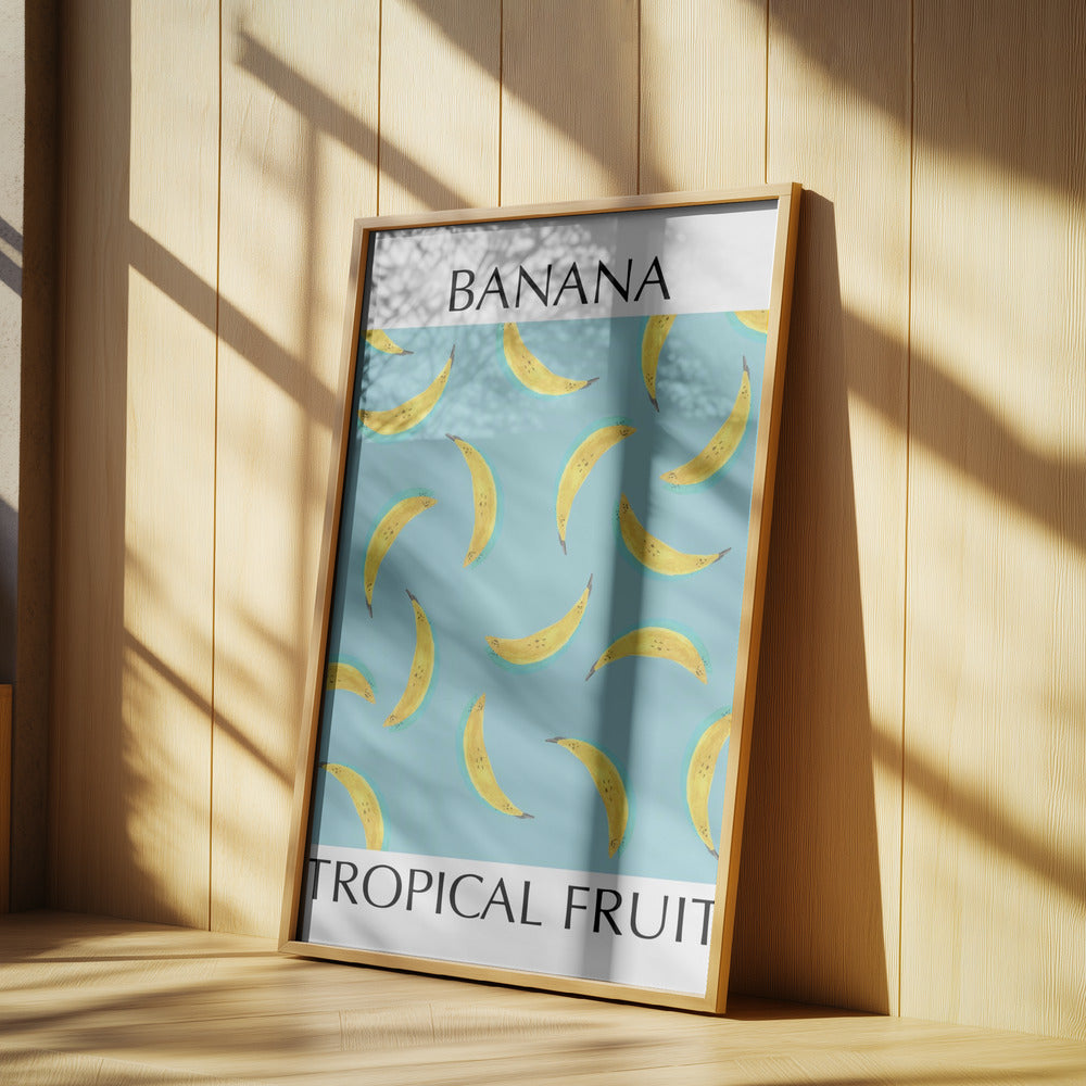 Banane Tropische Früchte Poster