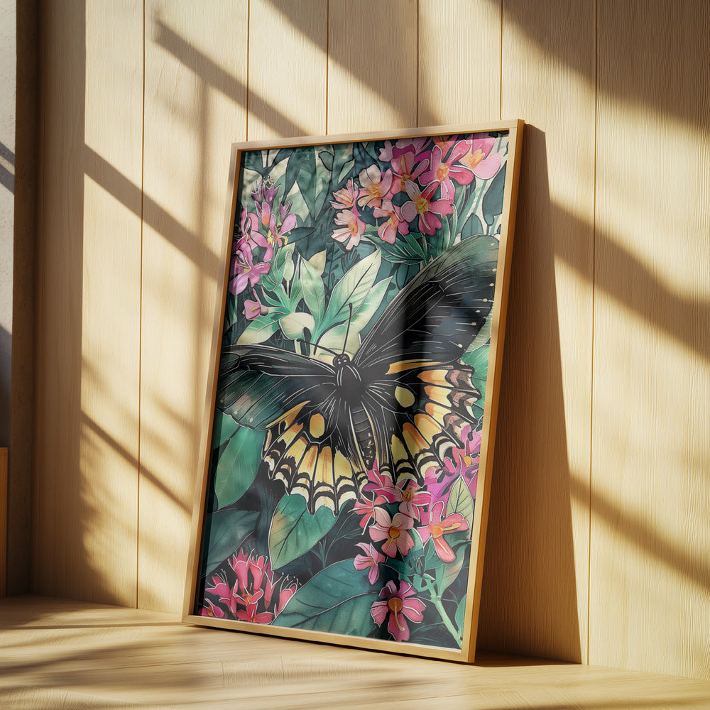 Butterfly watercolor animal art 2 | Poster