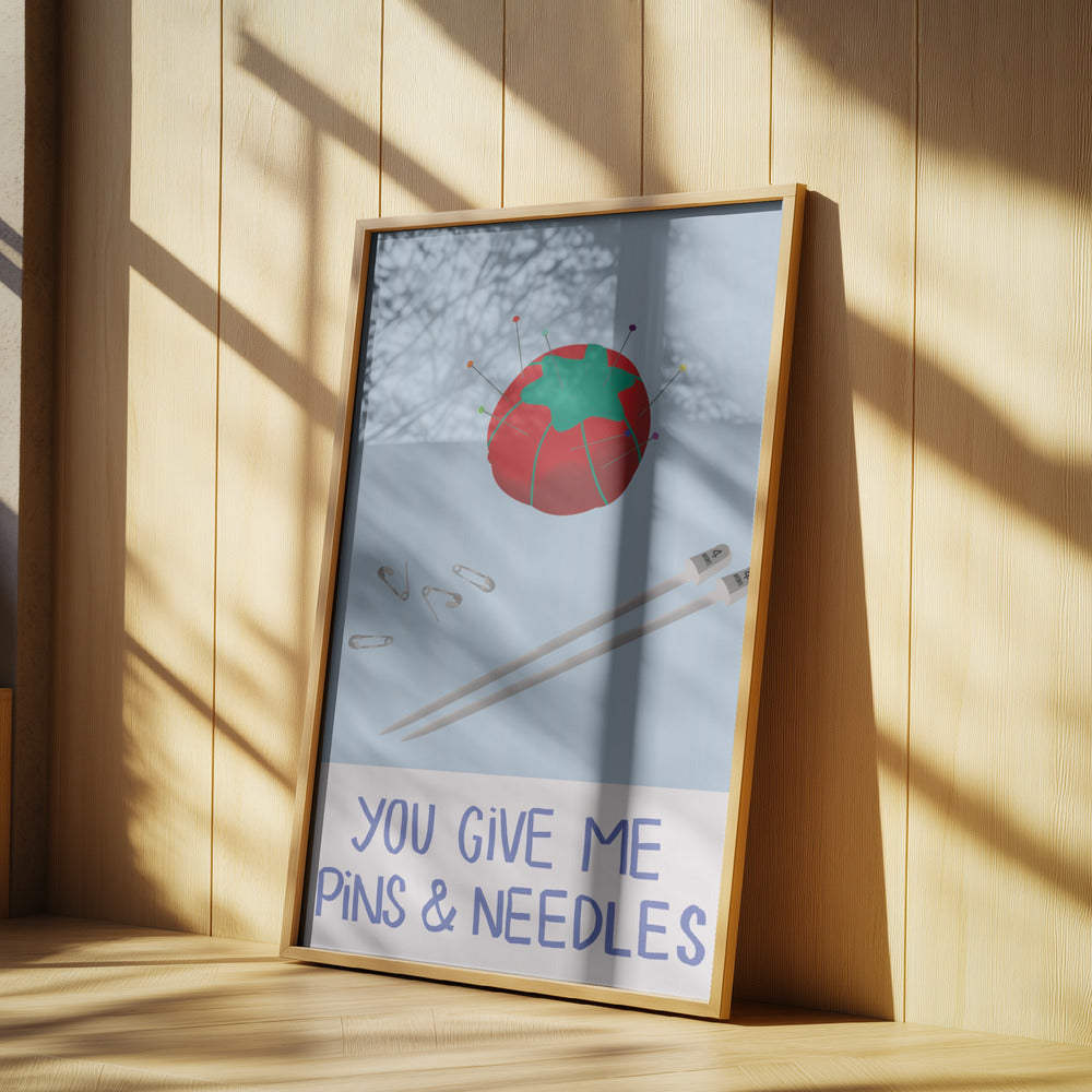Ameisen und Nadeln | Poster - Kunstdruck