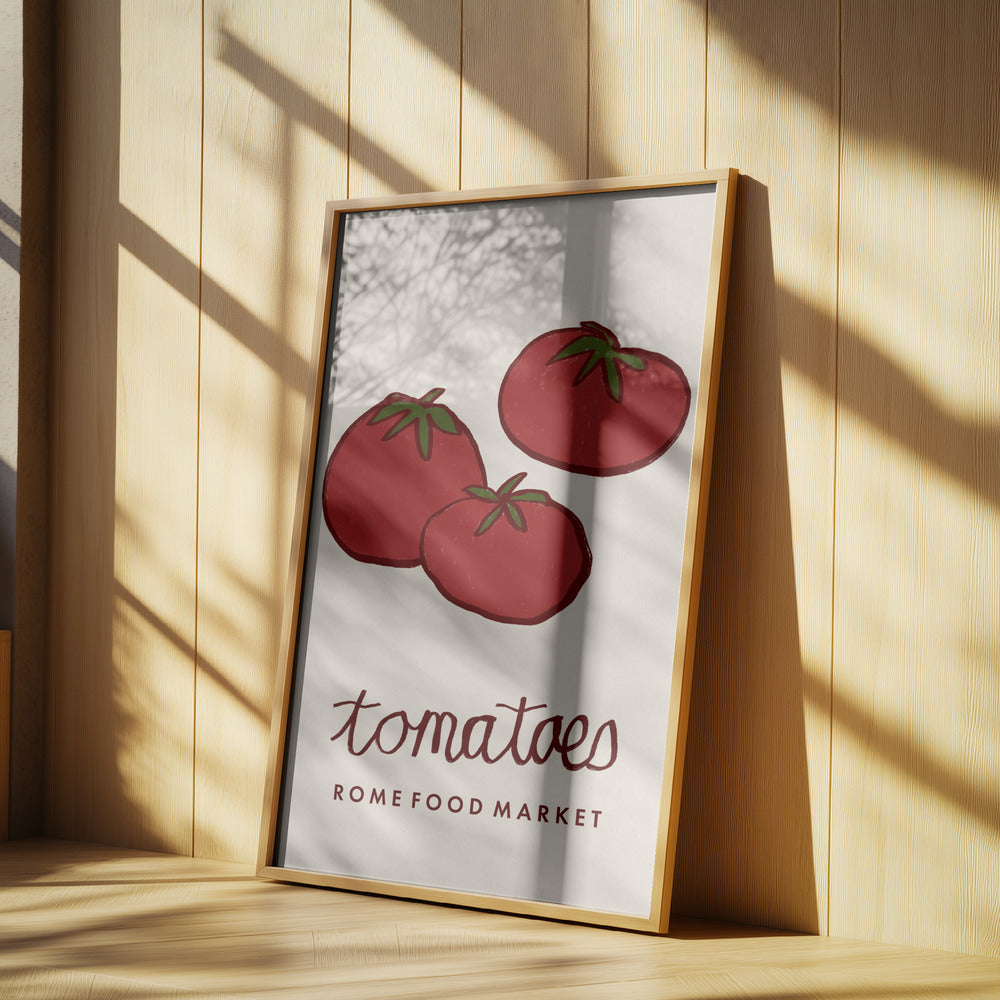 Food Art - Tomaten Rom Lebensmittelmarkt | Poster