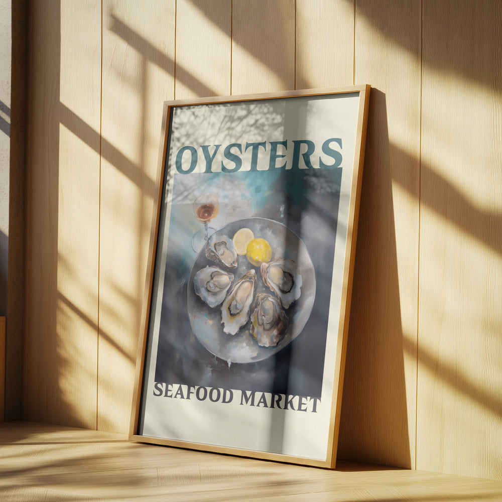 Ostron och skaldjursmarknad | Poster
