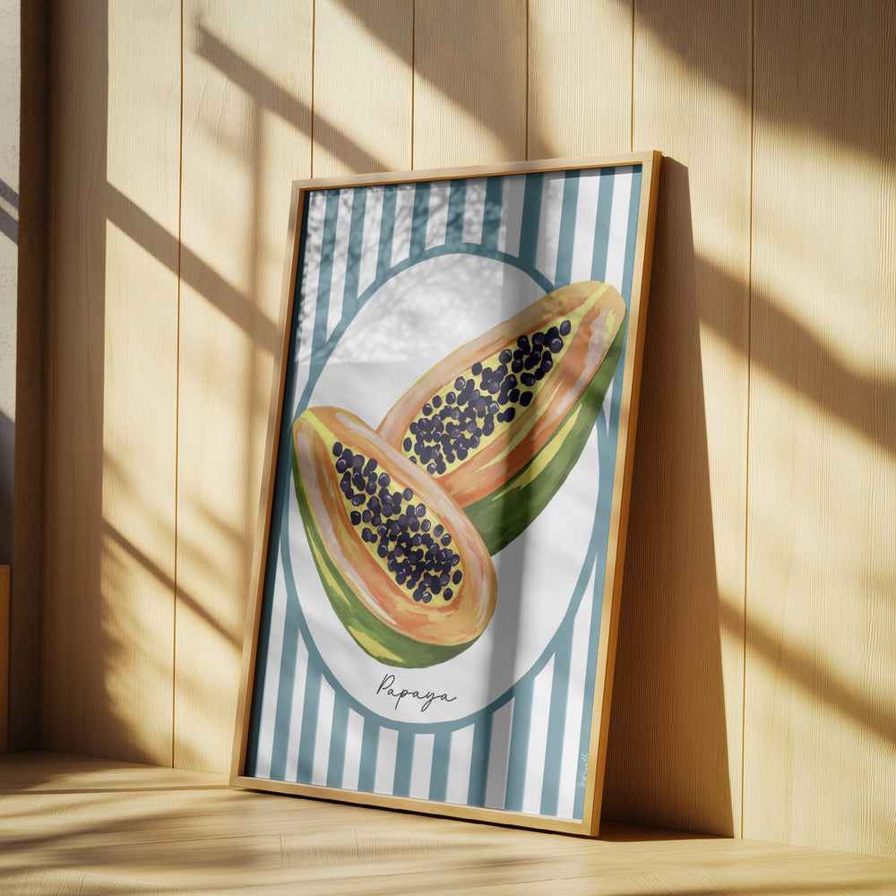 Papaya | Poster - Kunstdruck