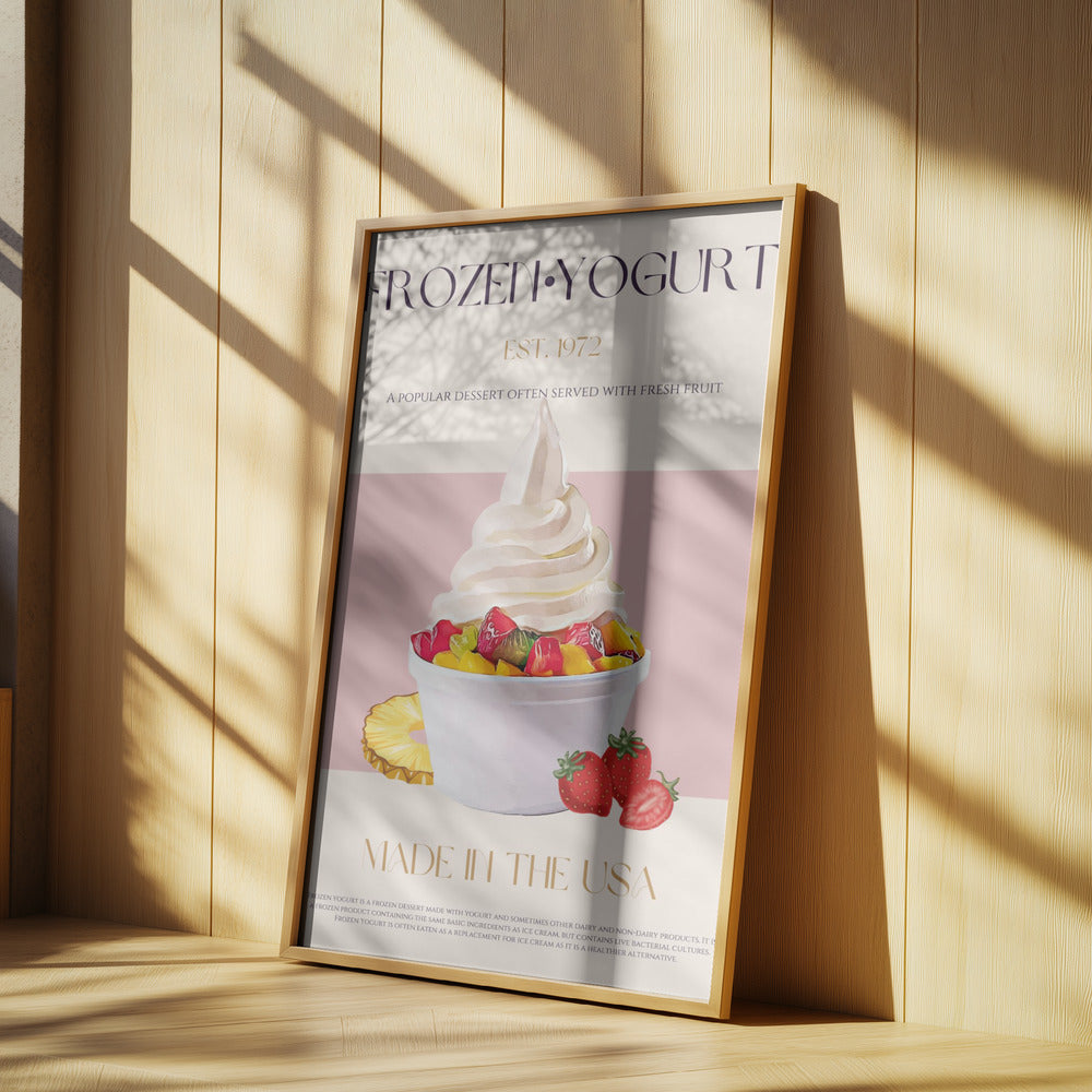Virvel av fryst yoghurt | Poster