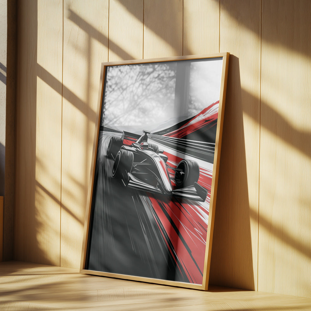 Car Racing sport art | Poster